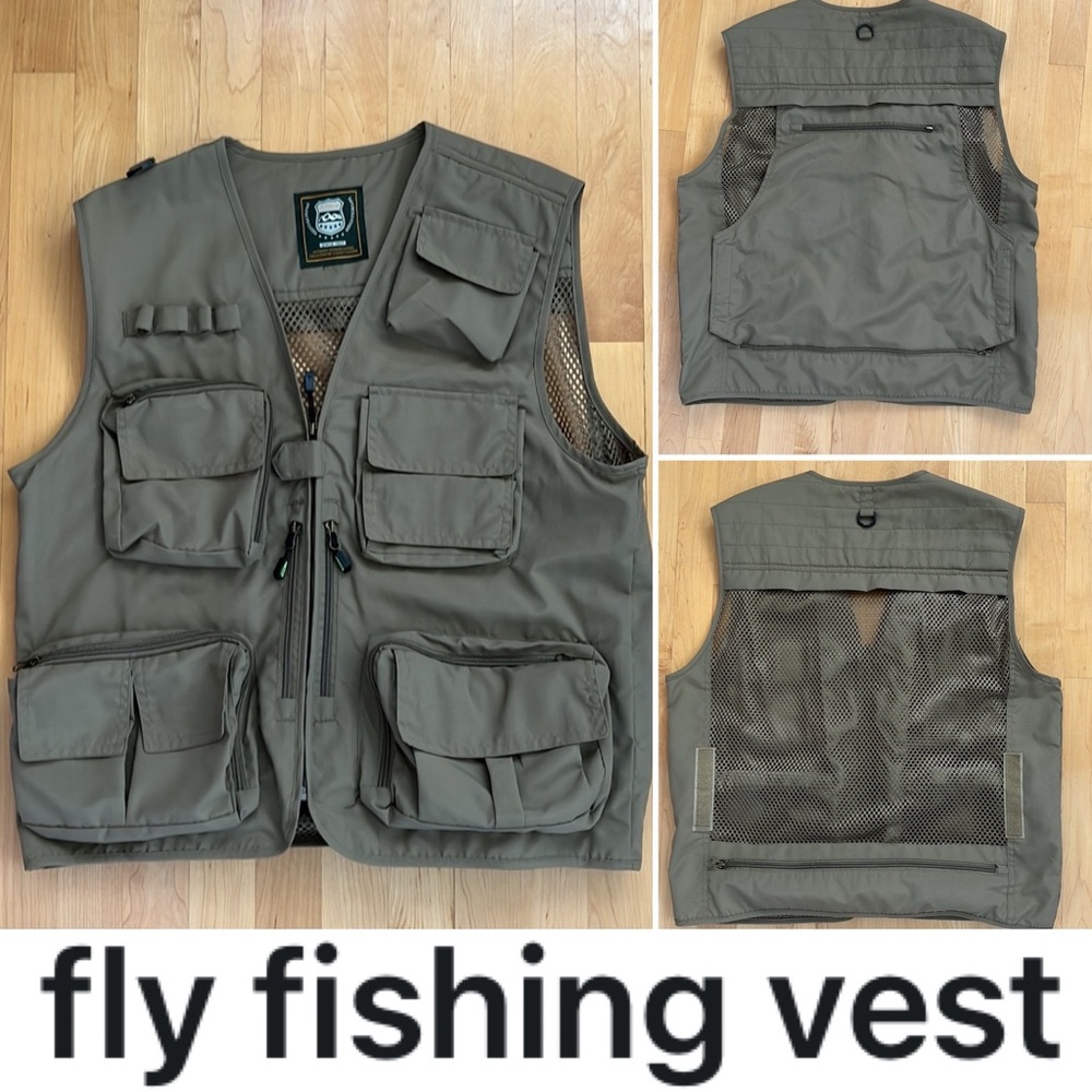 🎣Lightweight Mesh Vented Utility/Fly Fishing/Hunting Vest | Estimated Large